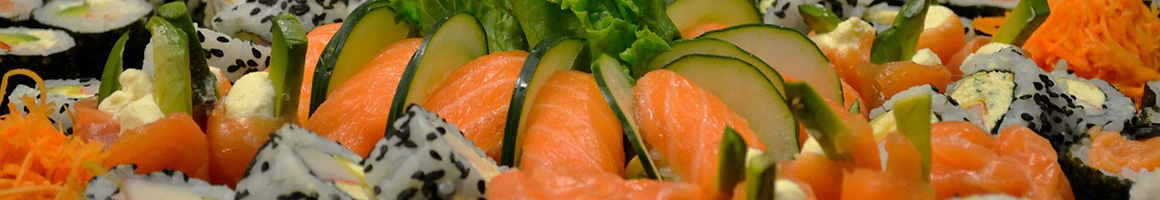 Eating Japanese Sushi at Osaka Steak & Sushi restaurant in Dawsonville, GA.